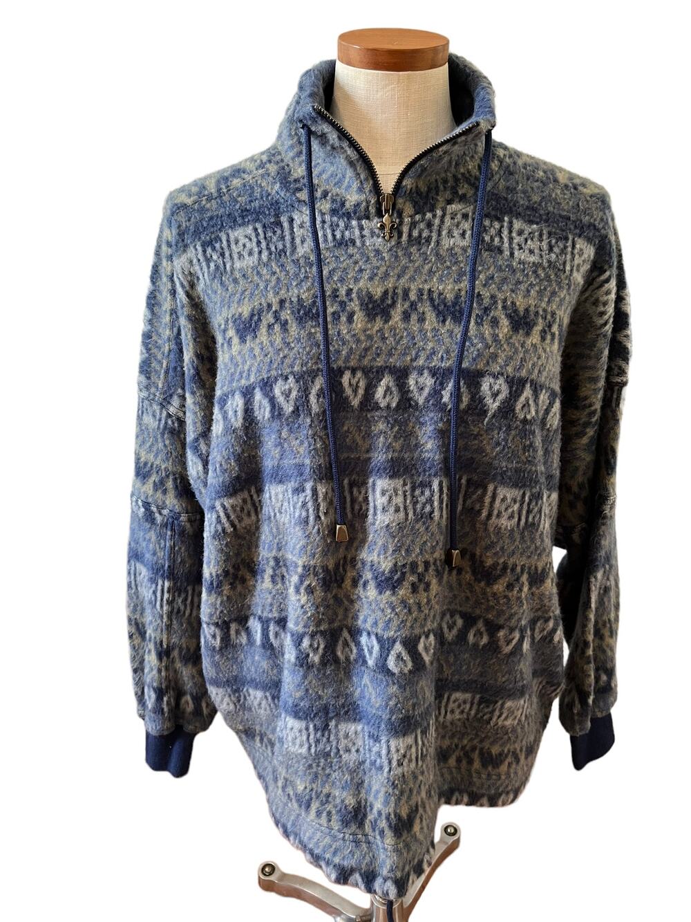 Vintage Y2K  Express French Country fleece jacket L